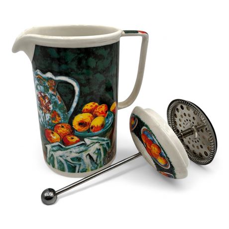 Chaleur Master's Collection Ceramic French Press Coffee Pot