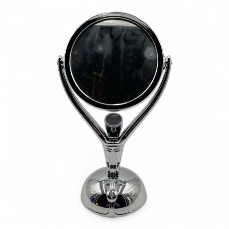 Free-Standing Double-Sided Magnifying Makeup Mirror