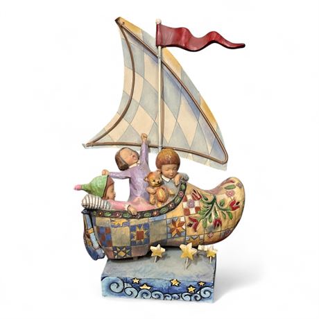 Jim Shore Figurine Titled "Winken, Blinken, and Nod"