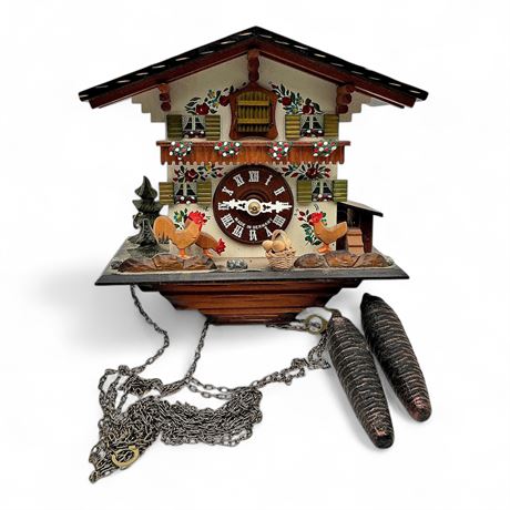 Chalet-Style Cuckoo Clock Made in Germany