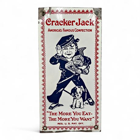Vintage Or Reproduction Cracker Jack Advertising Sign