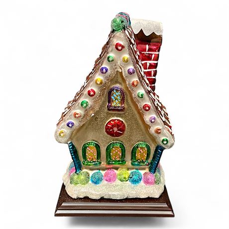 Thomas Pacconi Classics Blown Glass Gingerbread Candy House
