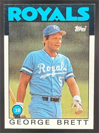 1986 Topps George Brett #300 Royals