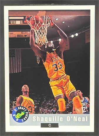 1992-93 Classic Draft Picks #1 Shaquille O'Neal Promos Rookie USA /10000