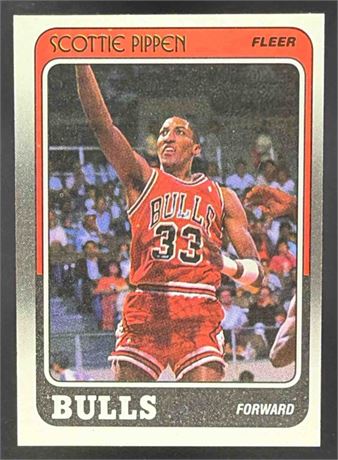 1988-89 Fleer Scottie Pippen #20 Rookie Bulls