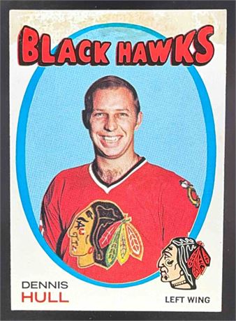 1971-72 Topps Dennis Hull #85 Blackhawks HOF