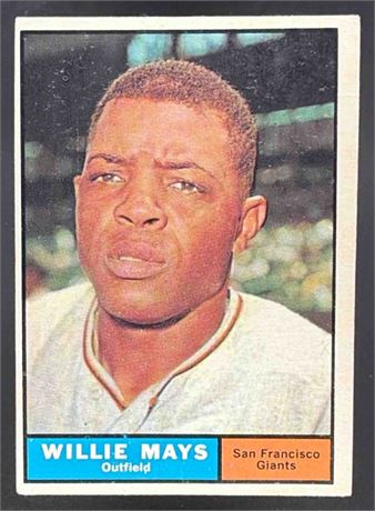 1961 Topps Willie Mays #150 Giants Beauty!