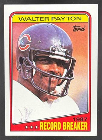 1988 Topps #5 Walter Payton Bears Record Breaker