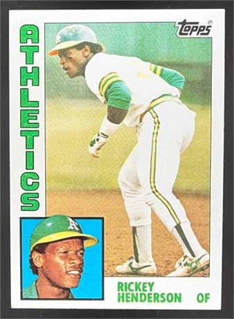 1984 Topps Rickey Henderson #230 Athletics