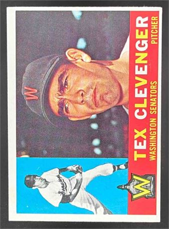 1960 Topps Tex Clevenger #392
