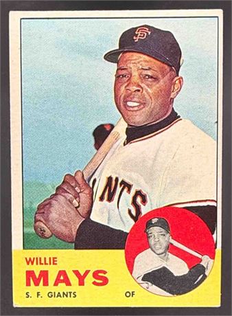 1963 Topps Willie Mays #300 Giants Nice!