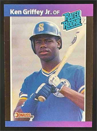 1989 Donruss #33 Ken Griffey Jr. Rookie Rated Rookie Mariners