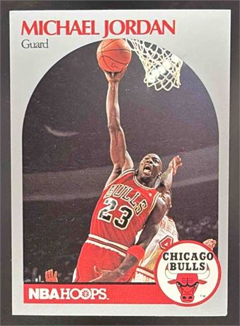 1990-91 Hoops Michael Jordan #65 Bulls