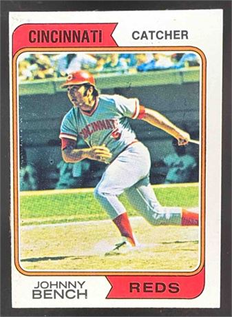1974 Topps Johnny Bench #10 Reds