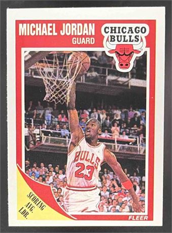 1989-90 Fleer Michael Jordan #21 Bulls