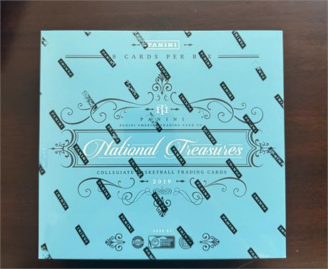 2019-20 National Treasures Factory Sealed Basketball Hobby Box Ja Morant Zion RC