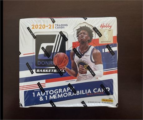 2020-21 Donruss Basketball Factory Sealed Hobby Box Rare Edwards, Maxey RC