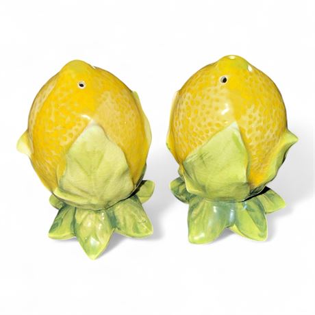 Vintage Italian Style Lemon Salt & Pepper Shakers