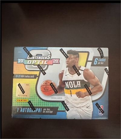 2019-20 Contenders Optic Basketball Hobby Box Factory Sealed Ja Morant Zion RC