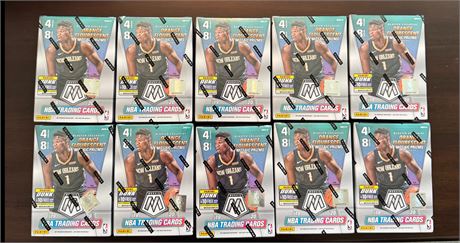 2019-20 Mosaic Basketball Blaster Box Lot of 20 Factory Sealed Ja & Zion RC