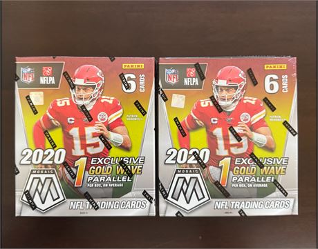 2020 Mosaic T-MALL Football Hobby Box Lot Factory Sealed Burrow Herbert RC