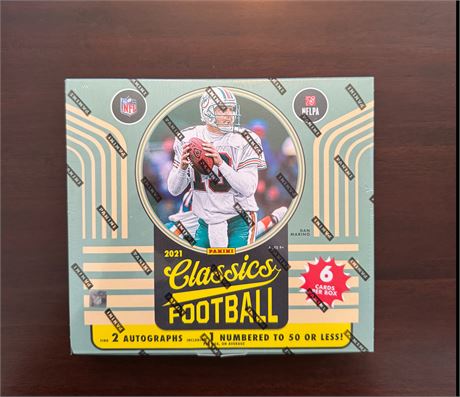 2021 Panini Classics Football Factory Sealed Hobby Box Trevor Lawerence RC