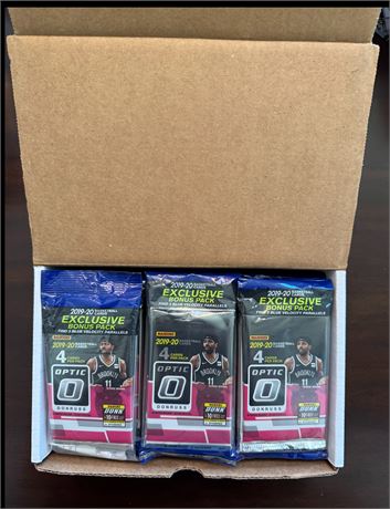 2019-20 Donruss Optic Basketball Cello Pack Sealed Lot of 12 Zion Morant RC