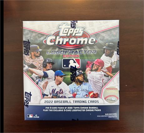 2022 Topps Chrome Logofractor Limited Edition Box Factory Sealed Cal Raleigh RC