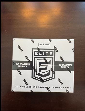 2017 Panini Elite Football Factory Sealed Box Patrick Mahomes Rookie RARE