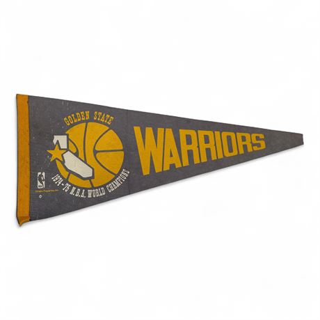 Golden State Warriors 1974-75 NBA World Champions Pennant