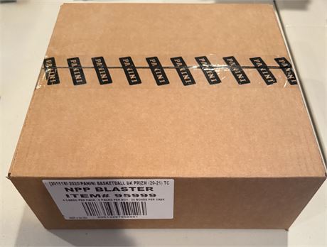 2020-21 Panini Prizm Basketball Sealed Blaster Case (20) Boxes Edwards, Maxey RC
