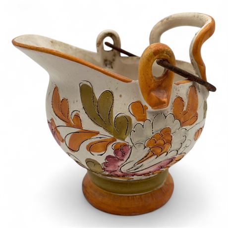 Italian Hand-Painted Pitcher / Pot