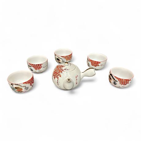 Kyo Ware Porcelain Tea Set