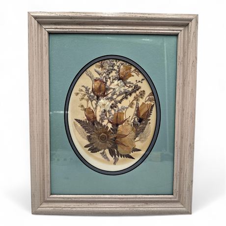 Framed Pressed Flower Art