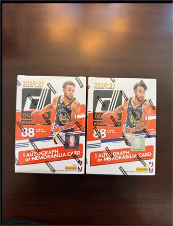 2020-21 Donruss Basketball Blaster Box Lot Factory Sealed Edwards Maxey RC