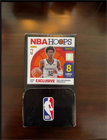 2020-21 NBA Hoops Gravity Feed Box Complete 48 Packs Maxey Edwards RC
