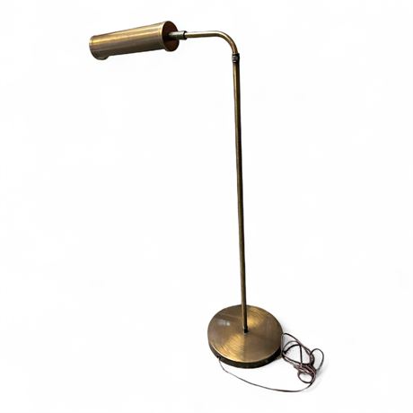 Adjustable Metal Floor Lamp With Cylindrical Head
