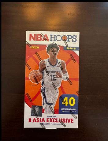 2020-21 NBA Hoops T-MALL Factory Sealed Hobby Box Maxey Edwards RC