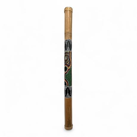 Hand-Painted Bamboo Rainstick