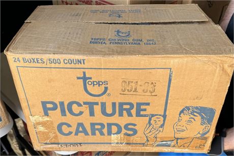 1983 Topps Baseball Factory Vending Box Case (24 boxes) - Tony Gwynn RC