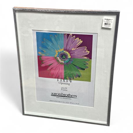 Aaron Brothers Silver-Colored Thin Picture Frame 16 in x 20 in.