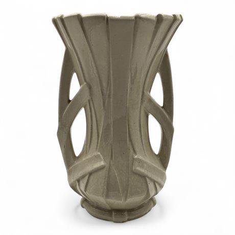 1930s Nelson McCoy Pottery Strap Vase