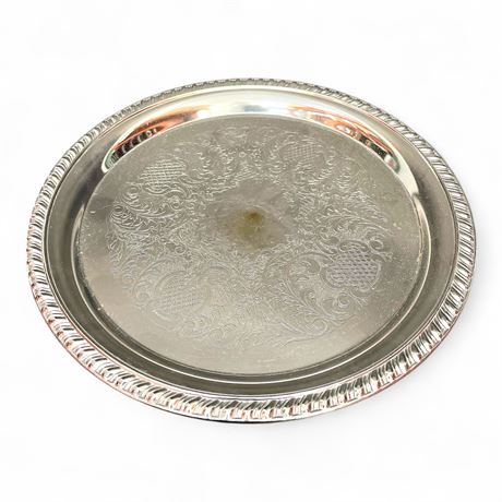 Vintage Irvinware Silver Plate Tray