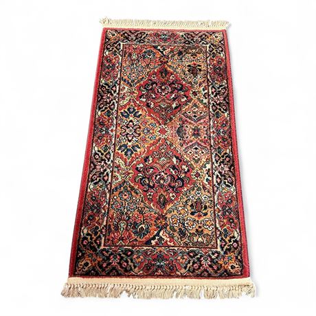 Karastan Multicolor Panel Kirman Rug #717 – Original 700 Series Wool Pile