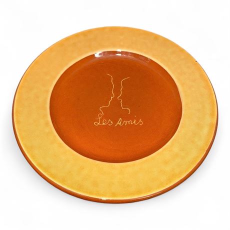 Table D’hôtes “Les Amis” Stoneware Plate by Soleil de Provence