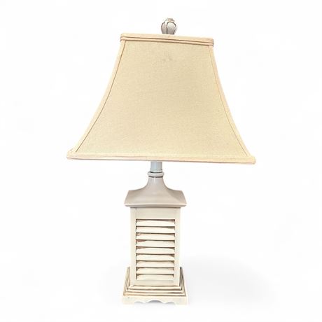 Crestview Collection Seaside Accent Table Lamp w/ Linen Shade