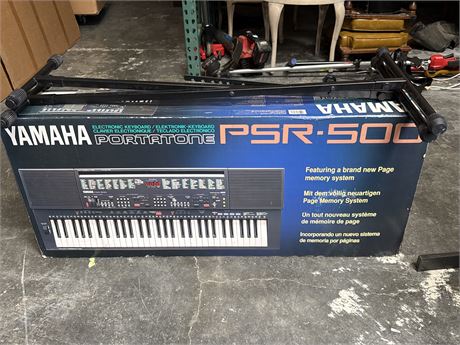 Yamaha PSR-500 Portatone Electronic Keyboard