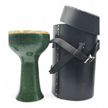 Mid-East Mfg. Darbuka Goblet Drum With Case