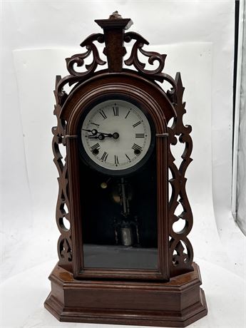 Antique American "Gingerbread" Mantel Clock