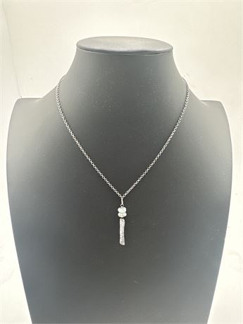 Rockhill Designs Sterling Silver Pendant Necklace.